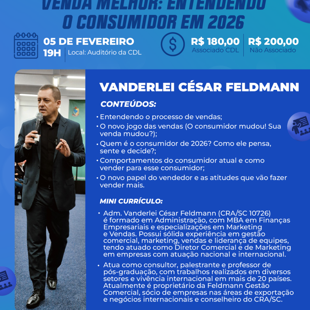 CURSO VENDA MELHOR: ENTENDENDO O CONSUMIDOR EM 2026